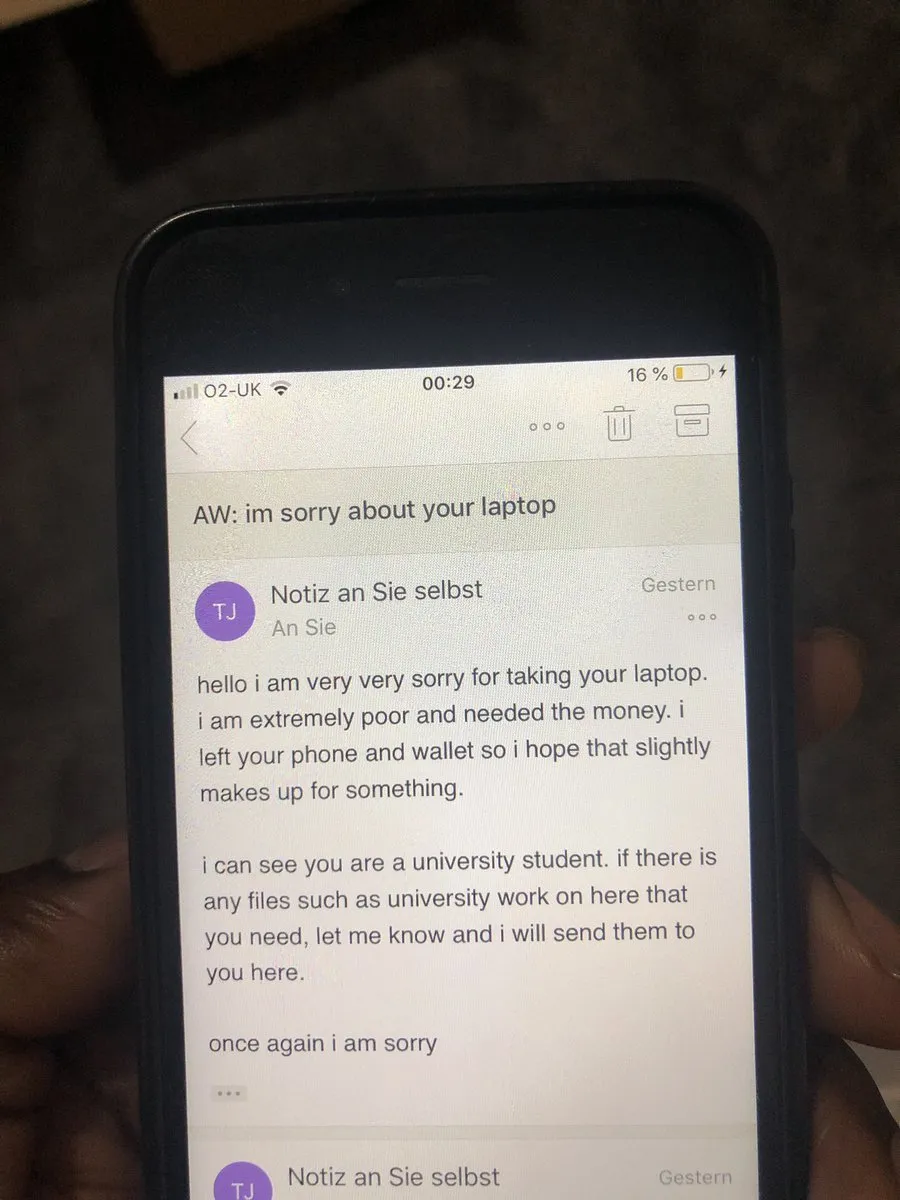 Kocak! Sadar Laptop yang Dicurinya Milik Mahasiswa, Pencuri ini Janji Akan Kembalikan File Tugasnya 5