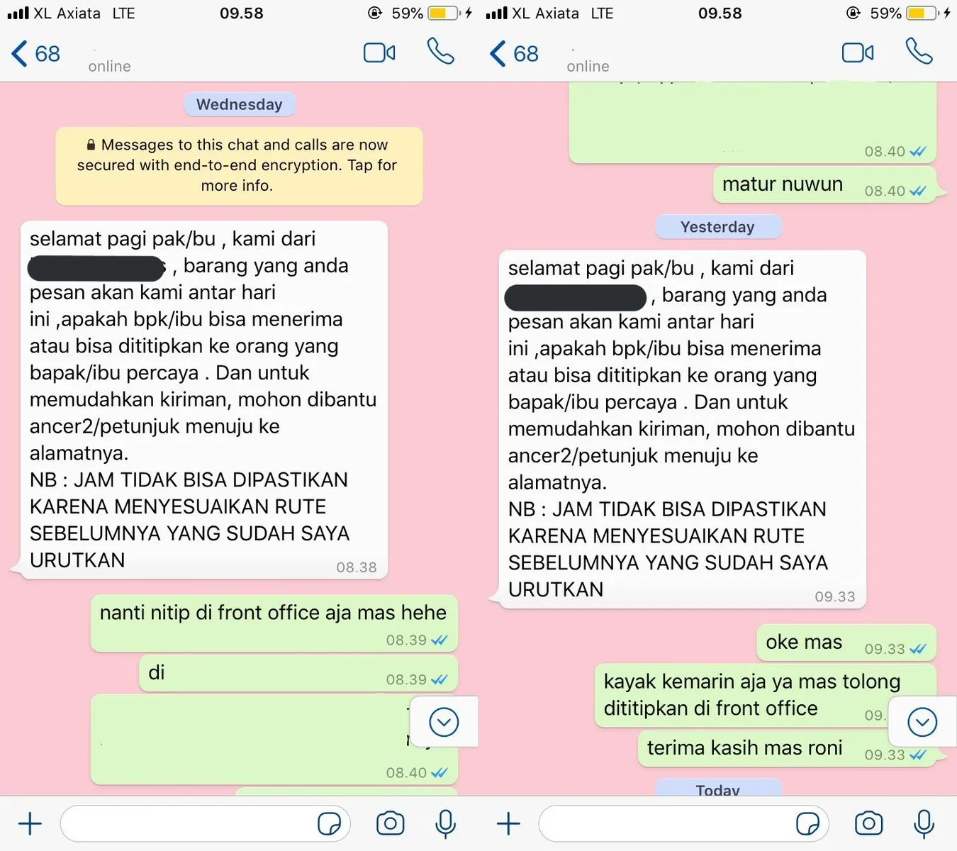 Niat Hati Ngucapin Makasih dengan Ramah, Cewek ini Malah Disleding Istri Kurir Pengirim Barang. Duh~ 5