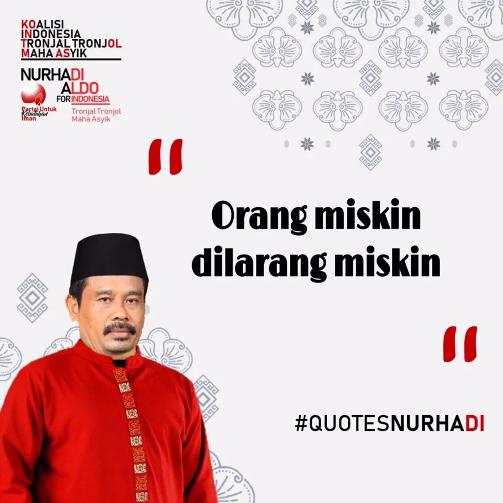 10 Kutipan Ngawur Maha Asyik dari Paslon Fenomenal Nurhadi-Aldo. Jadi Kamu Bakal Coblos yang Mana? 11