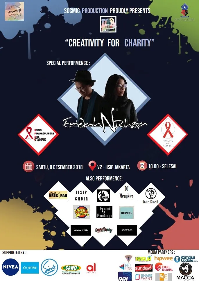 Inspiratif! Saturday Social Music, Konser Amal untuk ODHA dari Kampus IISIP Jakarta 1