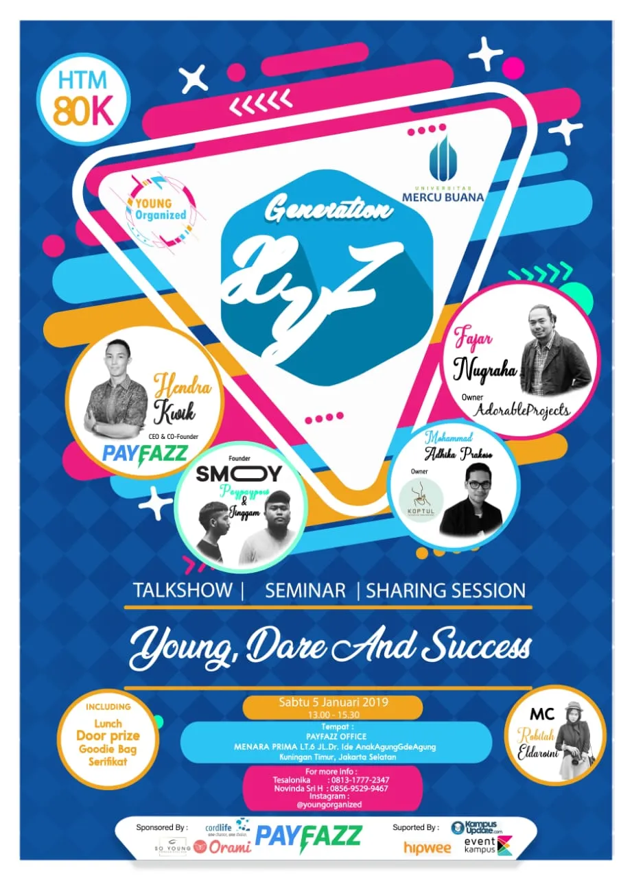 Inspiratif Banget! XYZ GENERATIONS; Young, Dare and Success 1