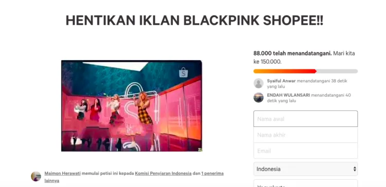 Paha Blackpink Kelihatan di Iklan Shopee Jadi Perdebatan Panas! Sampai Suruh Boikot Shopee Lo 4