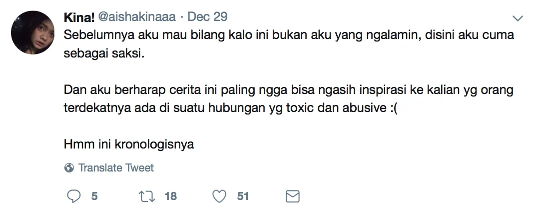 Bikin Utas Soal Kekerasan dalam Hubungan, Cewek ini Malah Ceritakan Kucing dan Kadal. Plot Twist! 5