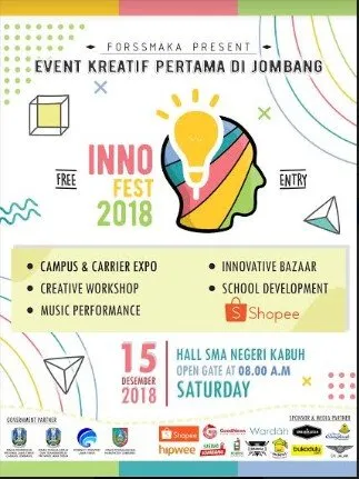 Innofest 2018; Event Kreatif Buat Millenial di Jombang. Yakin Mau Lewatin? 1