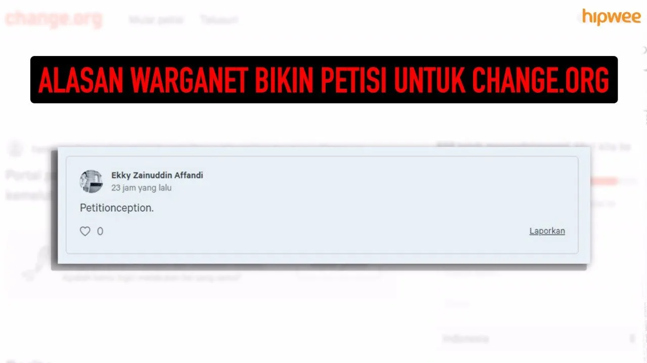 Muncul Petisi Online buat Bubarkan Situs Petisinya, Warganet Punya Beragam Alasan untuk Tanda Tangan 29