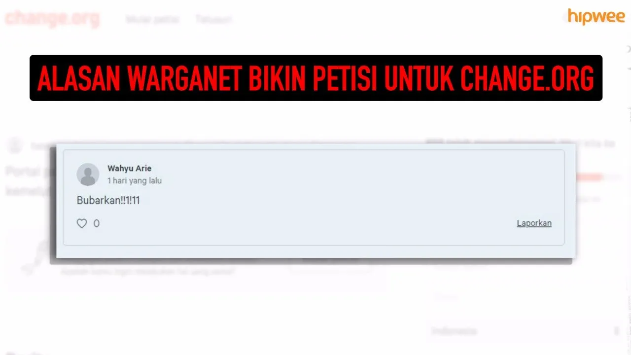Muncul Petisi Online buat Bubarkan Situs Petisinya, Warganet Punya Beragam Alasan untuk Tanda Tangan 30