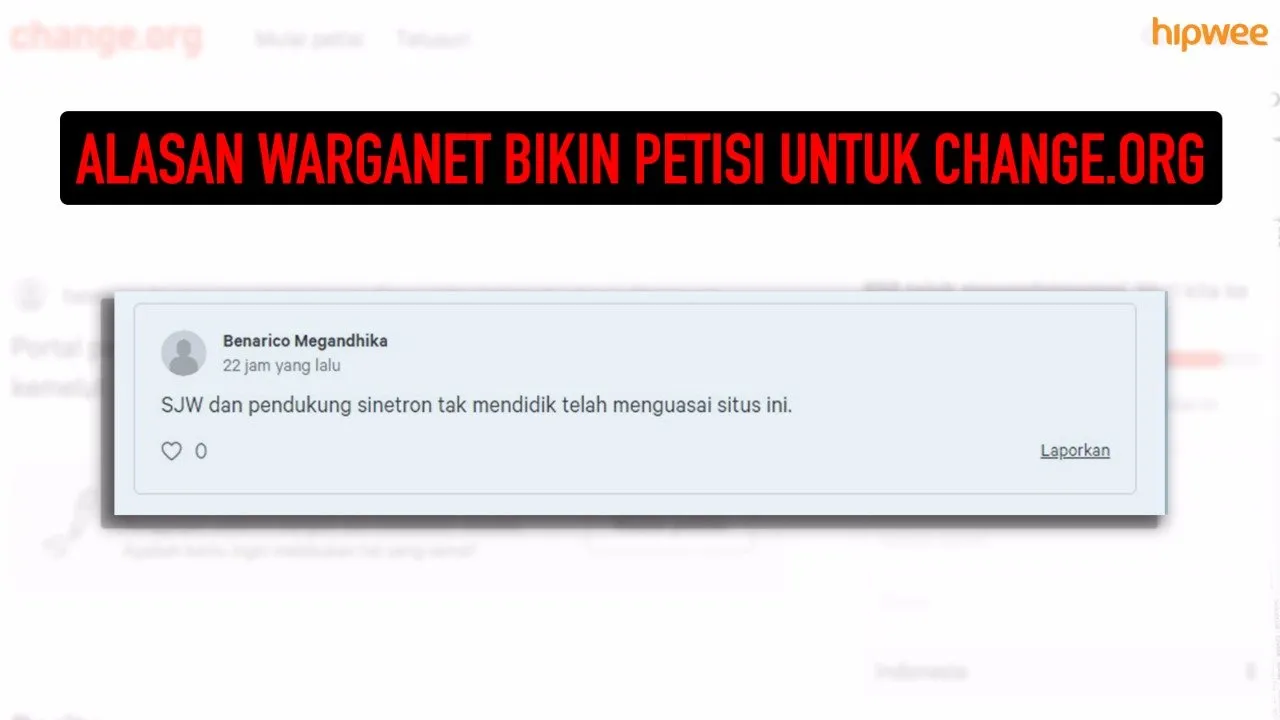 Muncul Petisi Online buat Bubarkan Situs Petisinya, Warganet Punya Beragam Alasan untuk Tanda Tangan 28