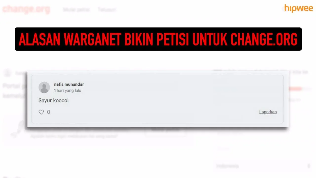 Muncul Petisi Online buat Bubarkan Situs Petisinya, Warganet Punya Beragam Alasan untuk Tanda Tangan 20