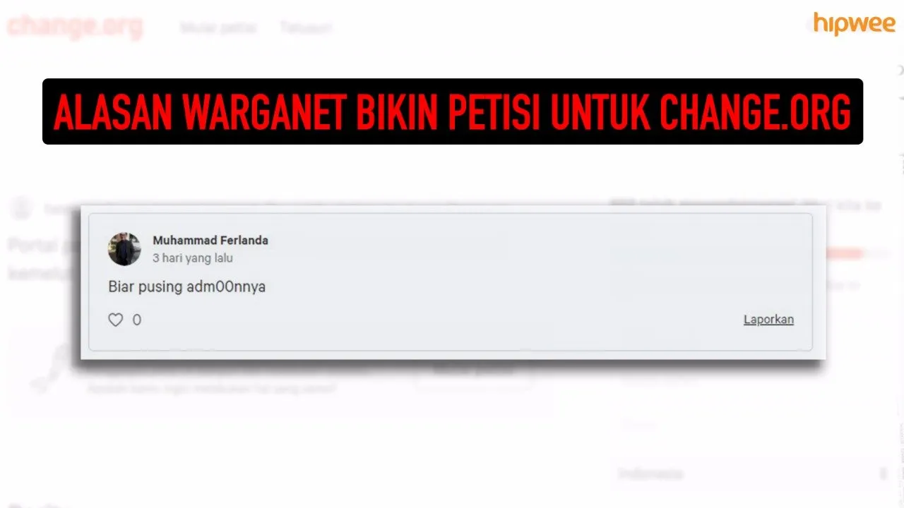 Muncul Petisi Online buat Bubarkan Situs Petisinya, Warganet Punya Beragam Alasan untuk Tanda Tangan 22