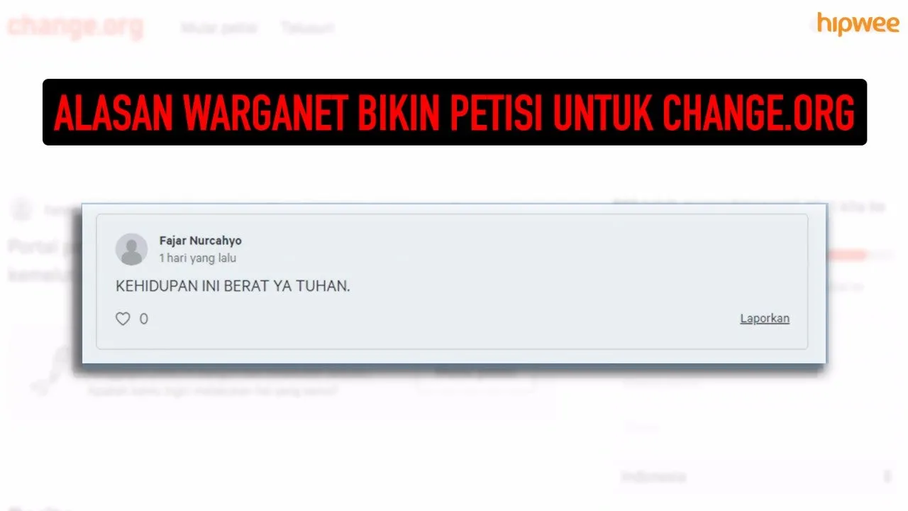 Muncul Petisi Online buat Bubarkan Situs Petisinya, Warganet Punya Beragam Alasan untuk Tanda Tangan 17