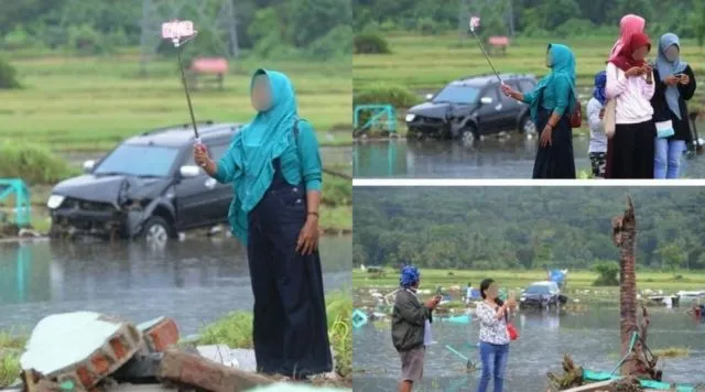 Mau Liput Bencana, Media Asing Ini Justru Kaget Lokasi Tsunami di Banten Jadi Spot Selfie Dadakan 6