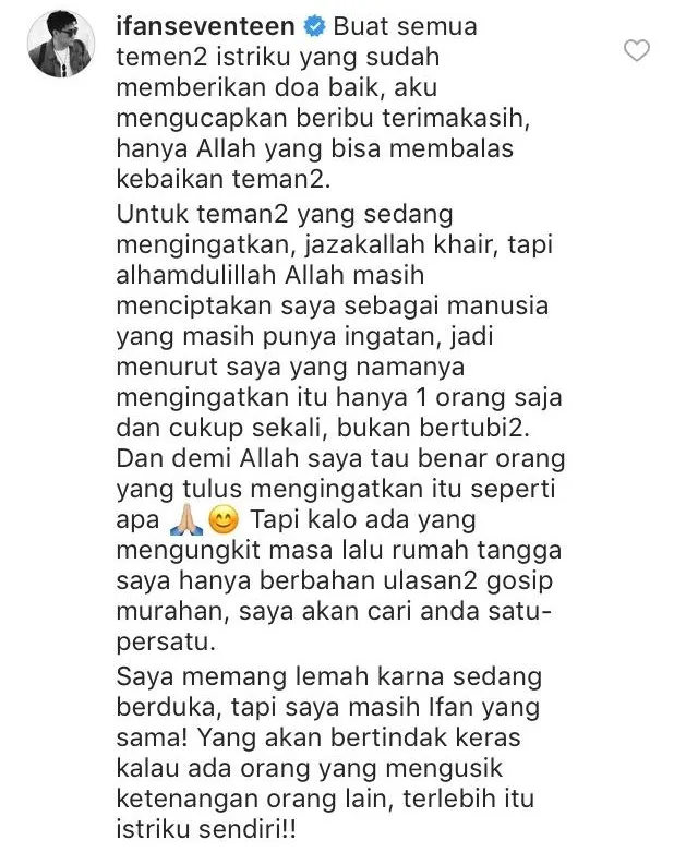Diminta Hapus Foto Dylan yang Membuka Aurat Hingga Dikatai Pelakor, Begini Respons Ifan Seventeen 10