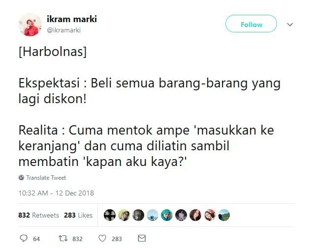 Selalu Ditunggu Tiap Tahun, ini 12 Ekspektasi vs Realitas Menyesakkan Harbolnas bagi Warganet. Kocak~ 16