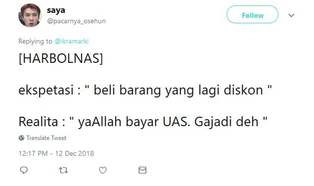 Selalu Ditunggu Tiap Tahun, ini 12 Ekspektasi vs Realitas Menyesakkan Harbolnas bagi Warganet. Kocak~ 15