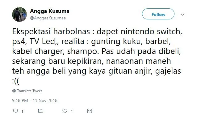 Selalu Ditunggu Tiap Tahun, ini 12 Ekspektasi vs Realitas Menyesakkan Harbolnas bagi Warganet. Kocak~ 21
