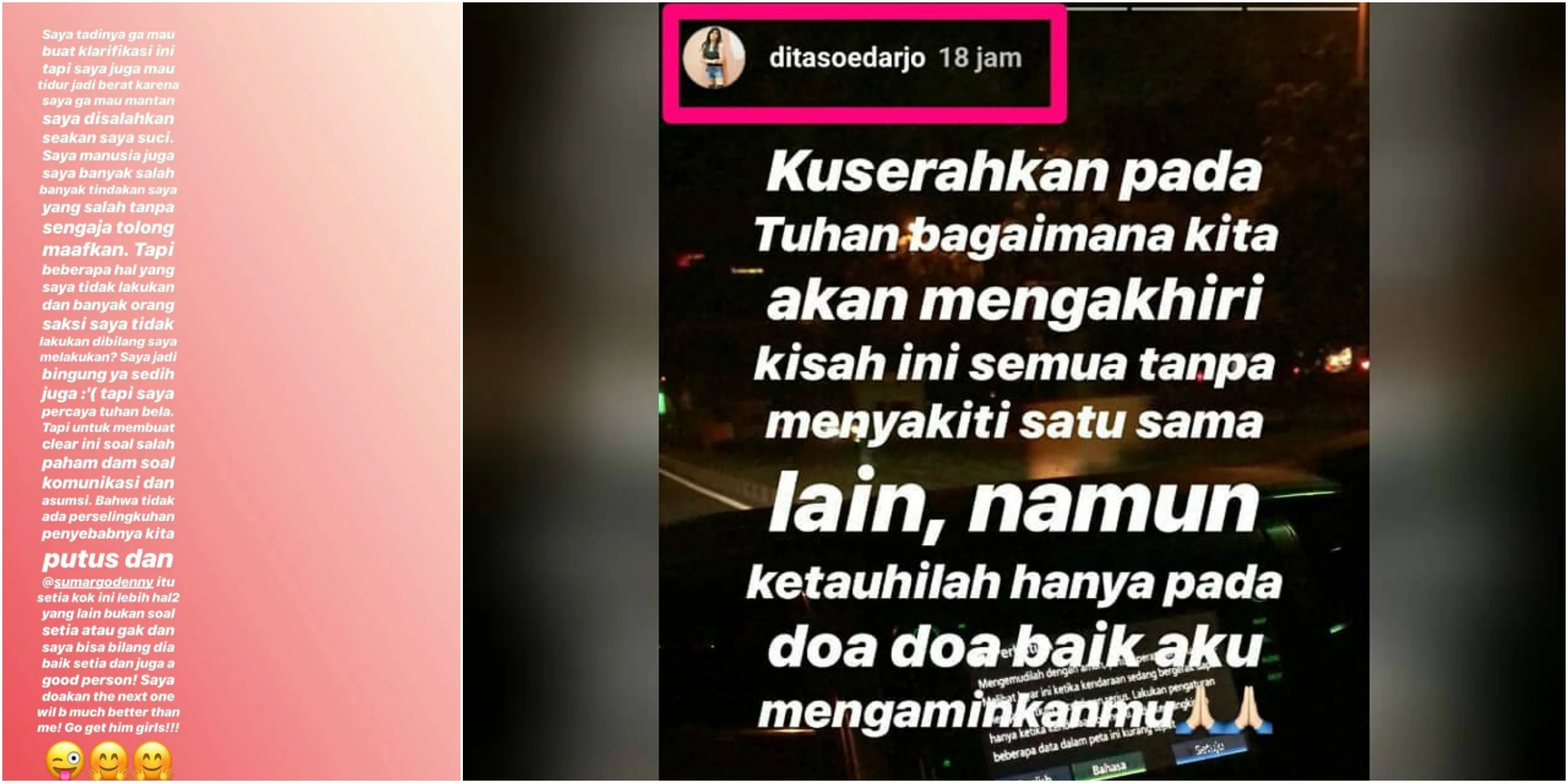 Meski Putuskan Berpisah, Dita Soedarjo-Denny Sumargo Tetap Damai dan Saling Memaafkan. Salut! 5