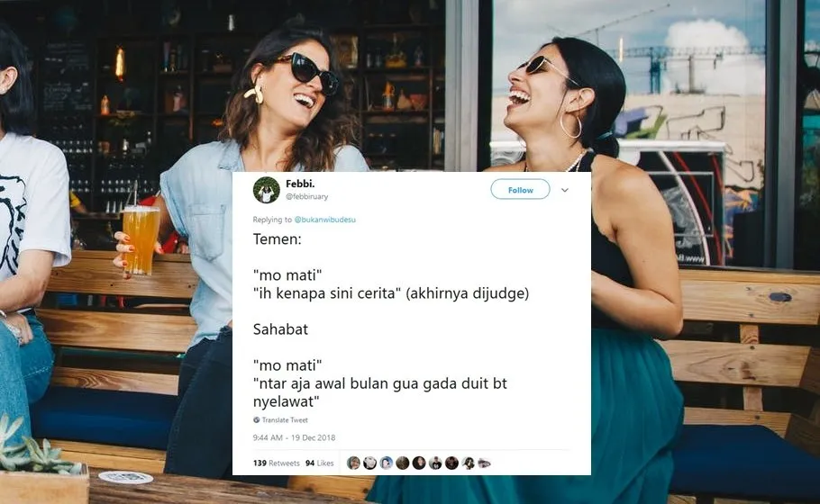 13 Tipe Orang Saat Temennya Ngeluh