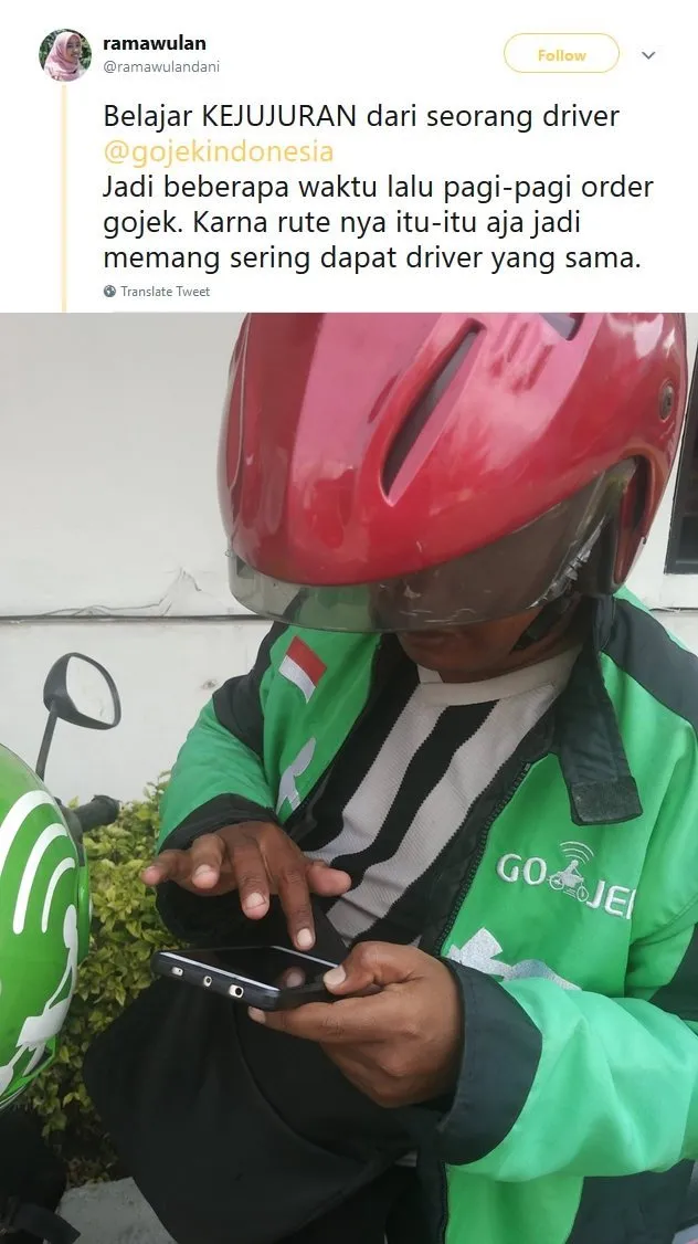 Lama Menunggu Dipertemukan Lagi dengan Penumpangnya, Cerita Driver Ojol ini Bikin Kita Ikut Bahagia 12
