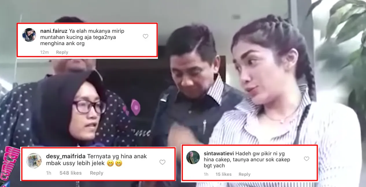Muncul di Media, Perundung Anak Ussy Kena Bully Habis-Habisan oleh Warganet. Lah, Sama Aja dong?