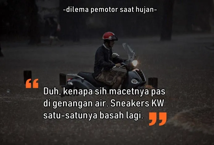 Selain Basah, 8 Masalah ini Pasti Dialami Pengendara Motor Saat Hujan. Sepele sih, Tapi Nyakitiiiin, kan? 11
