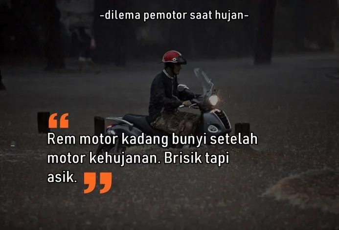 Selain Basah, 8 Masalah ini Pasti Dialami Pengendara Motor Saat Hujan. Sepele sih, Tapi Nyakitiiiin, kan? 15