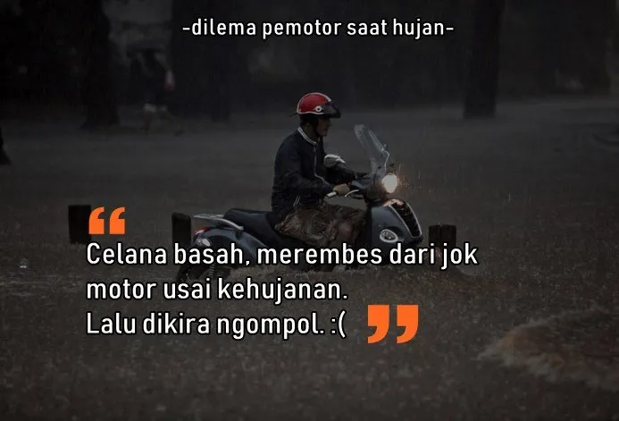 Selain Basah, 8 Masalah ini Pasti Dialami Pengendara Motor Saat Hujan. Sepele sih, Tapi Nyakitiiiin, kan? 16