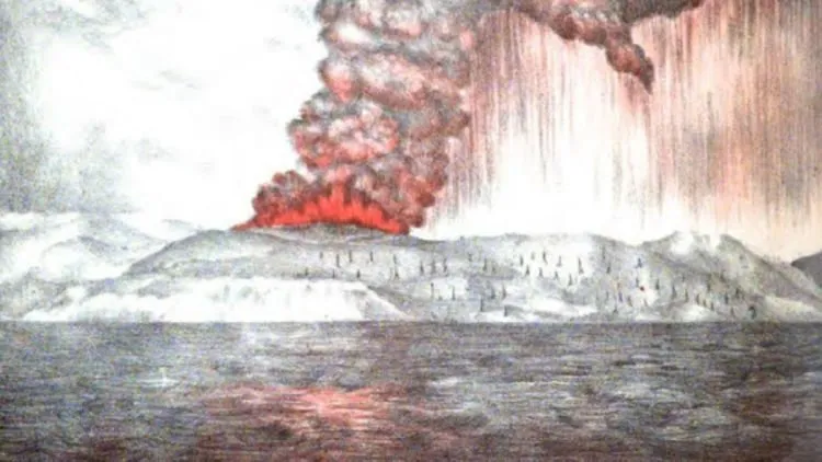 Pertumbuhan Anak Gunung Krakatau: Dari Lahir Tahun 1927, sampai Sekarang Hilang Dua Pertiganya 7