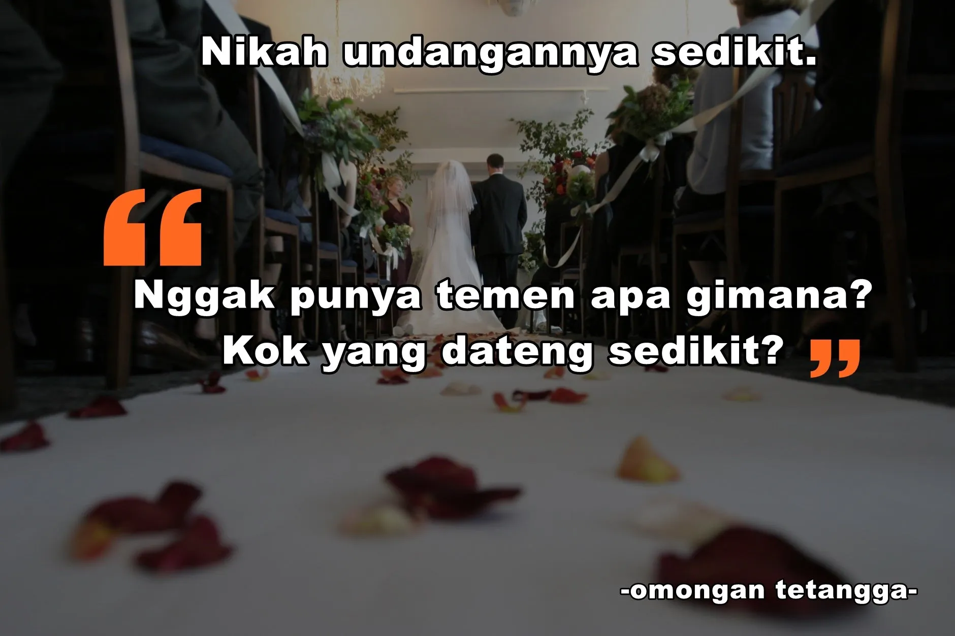 10 Omongan Tetangga Soal 'Nikah' yang Bikin Geram. Giliran Diam, Dibilang Sombong 12