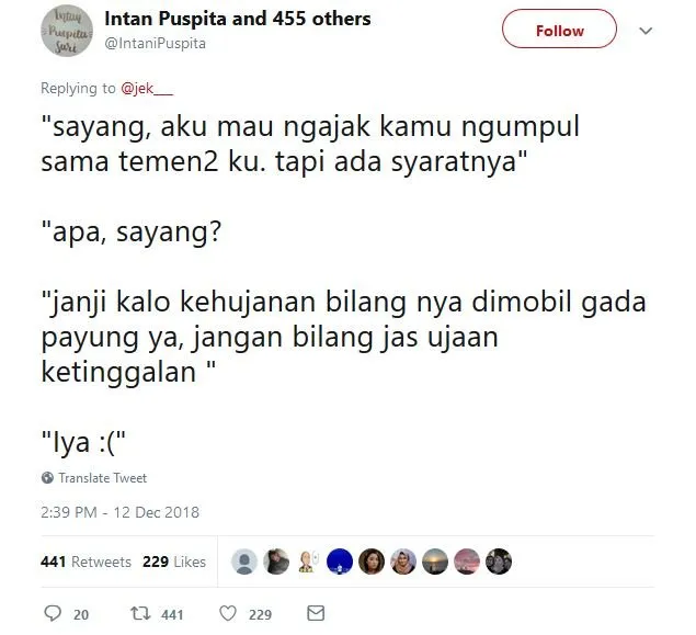 13 Syarat Kocak dari Pacar, Kalau Kamu Pengen Diajak Nongkrong Bareng Temen-Temennya. Kebiasaan Sih~ 17