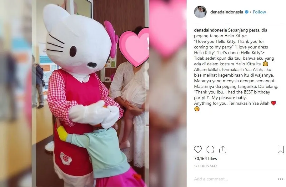 Demi Wujudkan Impian sang Anak, Denada Rela Diam-Diam Jadi Badut di Perayaan Ultah Shakira. Terharu~ 8
