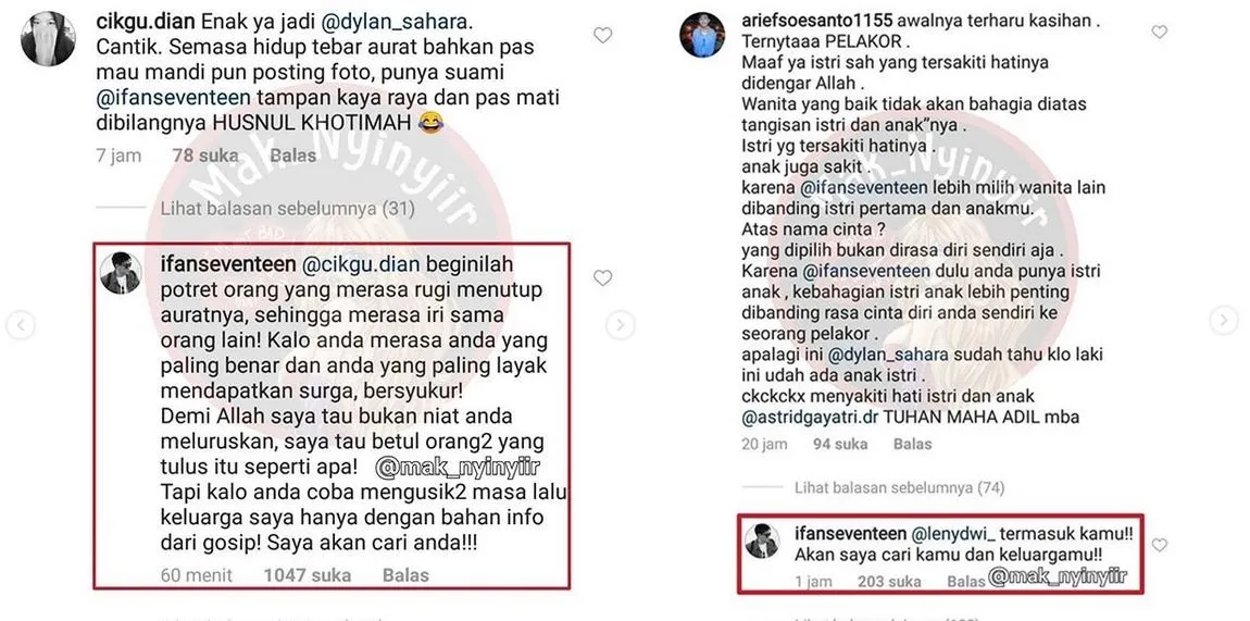Diminta Hapus Foto Dylan yang Membuka Aurat Hingga Dikatai Pelakor, Begini Respons Ifan Seventeen 9