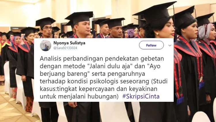 13 Pilihan Judul Skripsi Ilmiah nan Baper Ala Warganet. Hmm, Kalau Urusan Hati kok Cepet, Ya! 25
