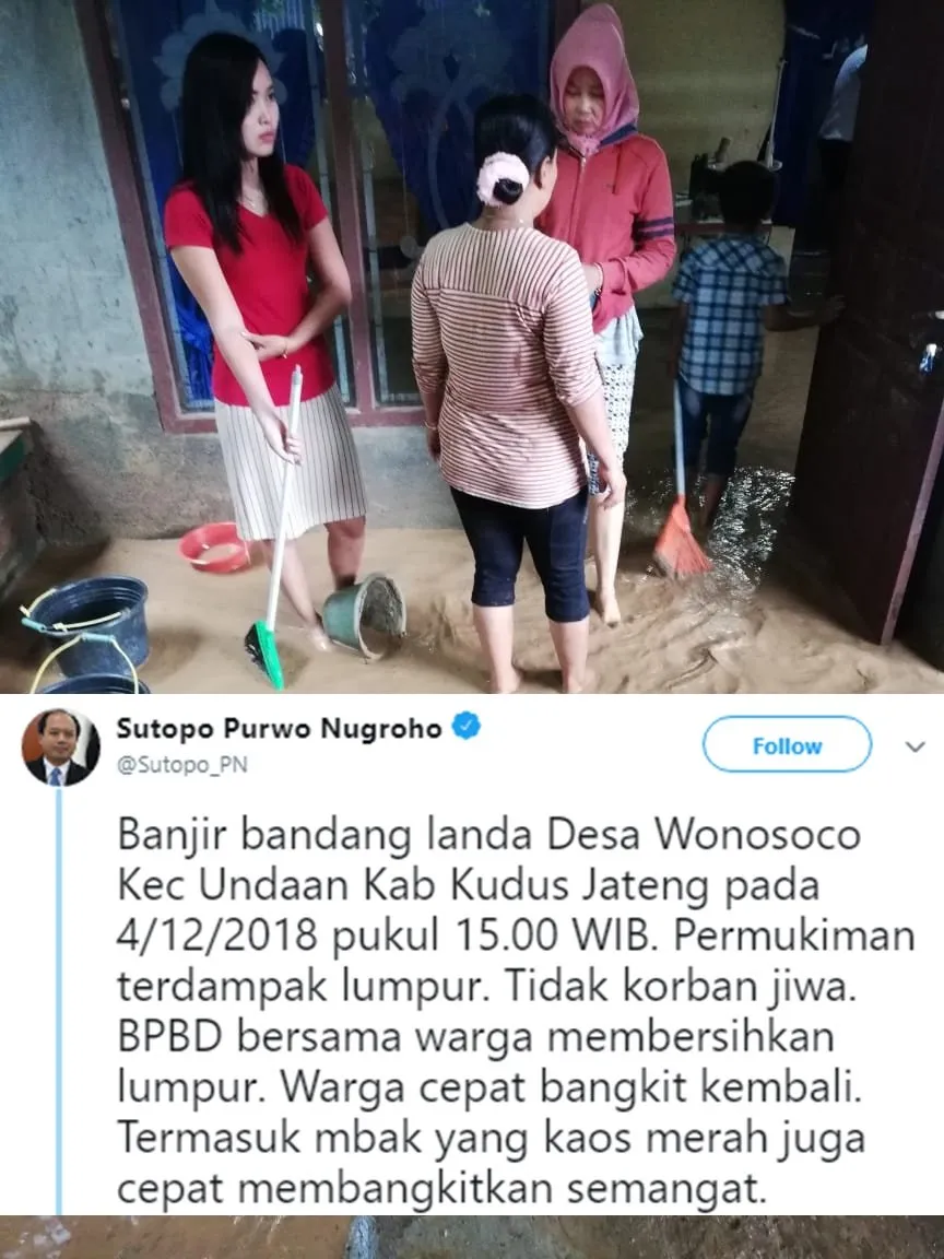 9 Petuah Kocak dan Bikin Baper ala Pak Sutopo. Yang Penting sih Tetap Informatif buat Semua Orang 13