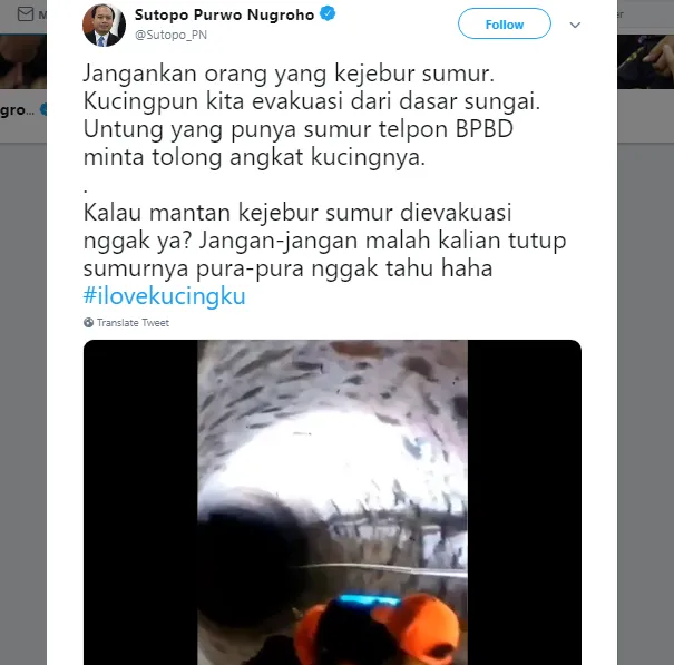 9 Petuah Kocak dan Bikin Baper ala Pak Sutopo. Yang Penting sih Tetap Informatif buat Semua Orang 16