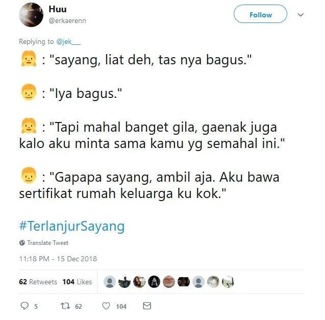 Kocak Abis! Karena Terlanjur Sayang, 15 Hal ini Rela Dilakukan Demi Pasangan. Budak Cinta sih~ 24