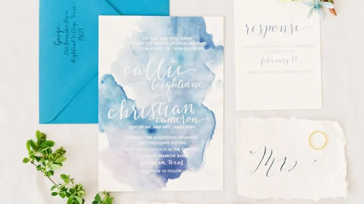 9 Ide Sentuhan Watercolor Wedding Theme yang Terlihat Manis dan Klasik untuk Momen Pernikahan Impian 10