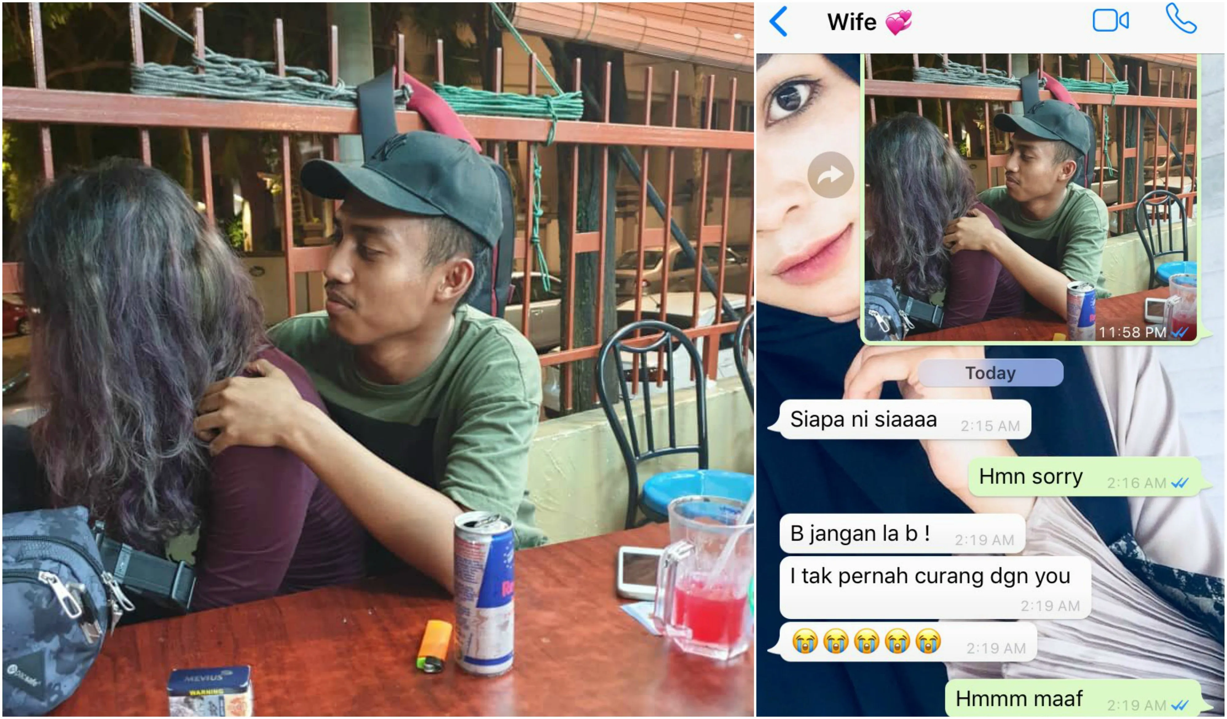 Iseng Ngirim Foto Bareng Temen, Cowok ini Malah Diblok oleh sang Istri. Tengilnya Kebangetan sih! 4