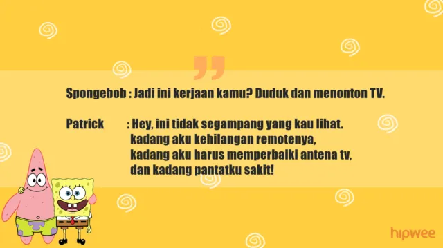 14 Kutipan Kocak dari Serial Kartun Spongebob yang Sangat