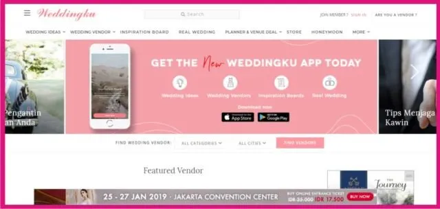 Inilah 3 Situs Buat 'Kepo' Vendor Pernikahan. Bisa Jadi Referensi Pilih-Pilih Sambil Membandingkan 5