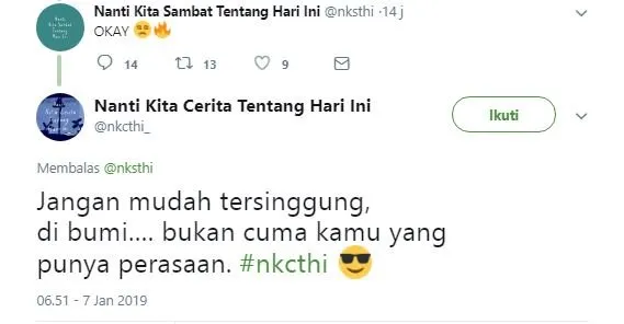 Balasan Akun @NKSTHI pada @NKCTHI Ini Ibarat Cewek yang Punya Cowok Cuek. Duh Gemesh Liatnya~ 11