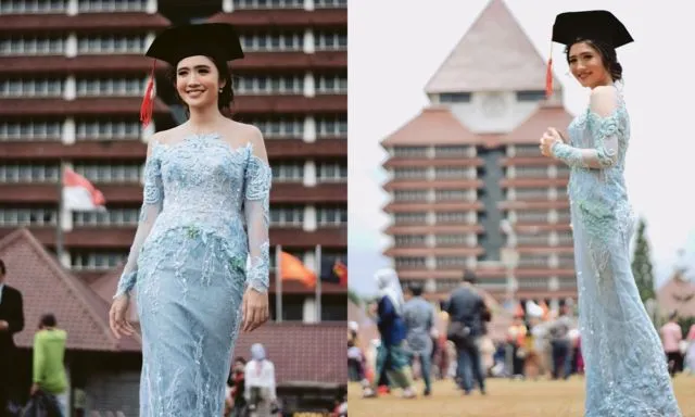 8 Kebaya Wisuda ala Selebritas Tanah Air. Cantik Elegan, Bikin Momen 'Sukses' Lebih Berkesan 11