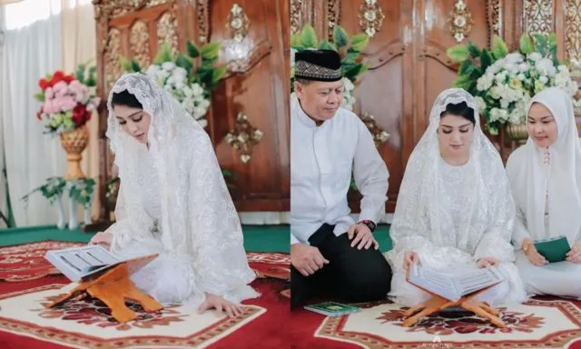 Tampil Cantik Saat Pengajian Sebelum Pernikahan, 7 Busana Seleb Ini Layak Jadi Sontekan 9