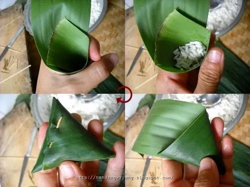 11 Macam Bungkusan Daun Pisang Tradisional Asli Indonesia. Familier? 21 bungkusan daun pisang