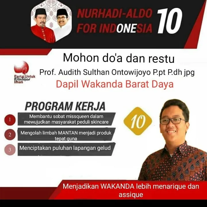 10+ Kontribusi Kreatif dari Warganet Demi Nyaleg buat Pemenangan Nurhadi-Aldo. Bisa Menang Telak nih! 13