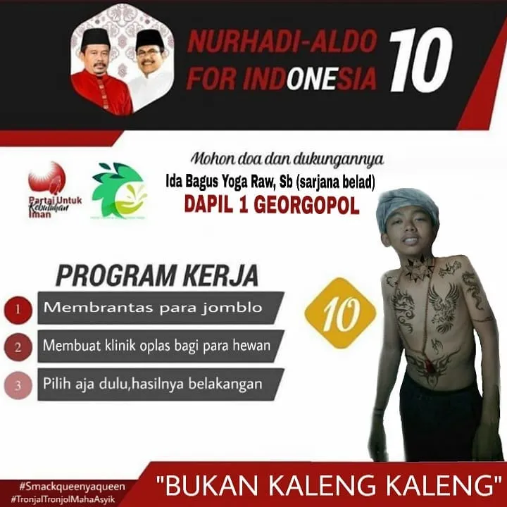 10+ Kontribusi Kreatif dari Warganet Demi Nyaleg buat Pemenangan Nurhadi-Aldo. Bisa Menang Telak nih! 15