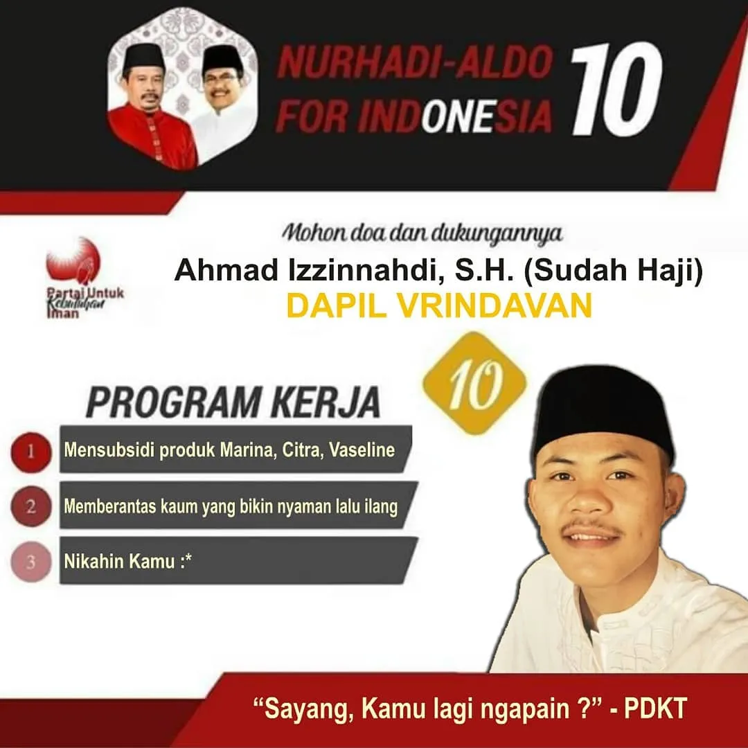 10+ Kontribusi Kreatif dari Warganet Demi Nyaleg buat Pemenangan Nurhadi-Aldo. Bisa Menang Telak nih! 17