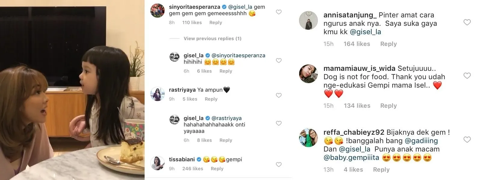 Nyanyi 'Sayur Kol', Ini Jawaban Gisel Saat Gempi Protes Lirik 'Anjing' Diganti Jadi 'Kambing' 2