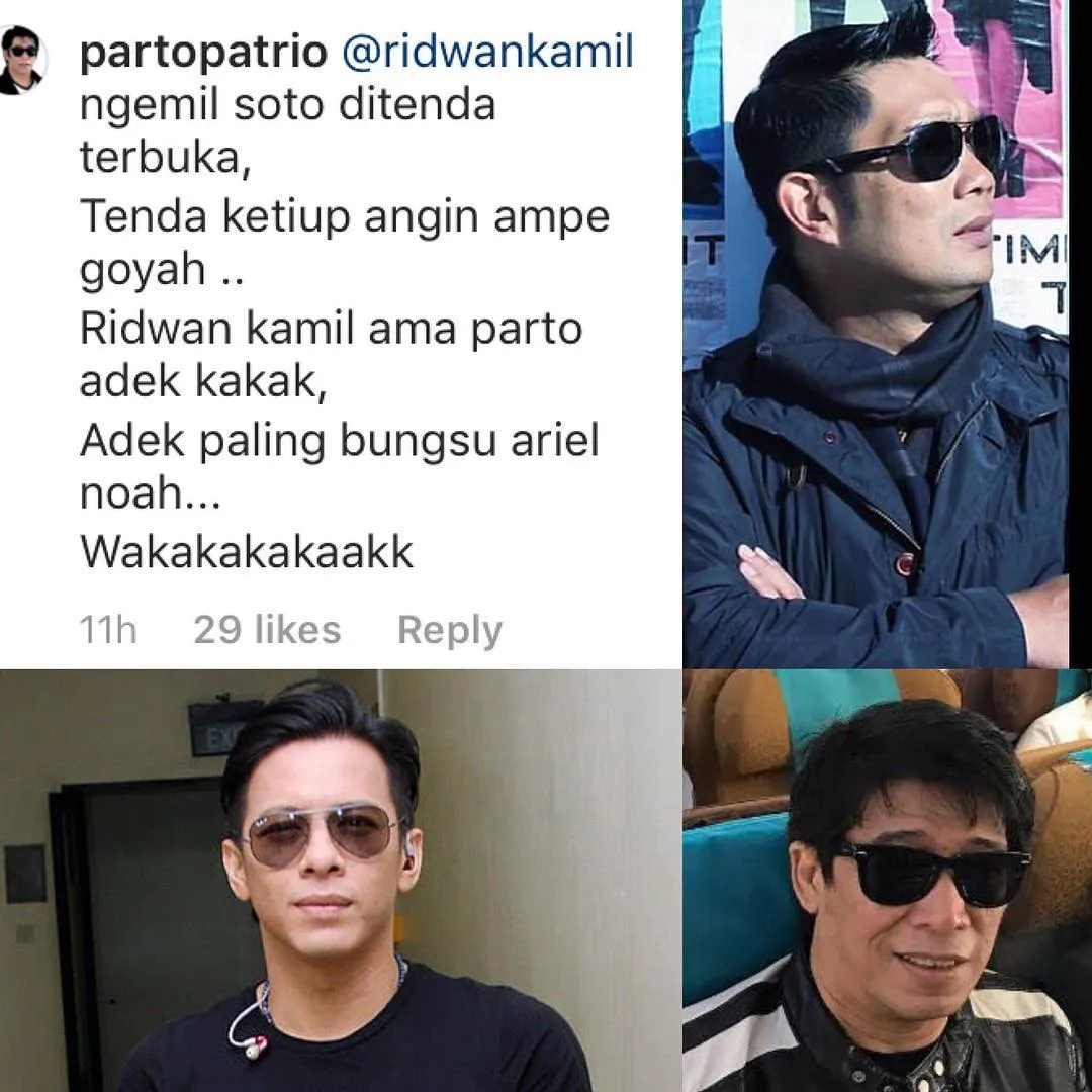 Ridwan Kamil Ngadain Lomba Pantun, Parto Patrio yang Ikutan, Ariel Noah yang Menang. Lucu Deh! 4
