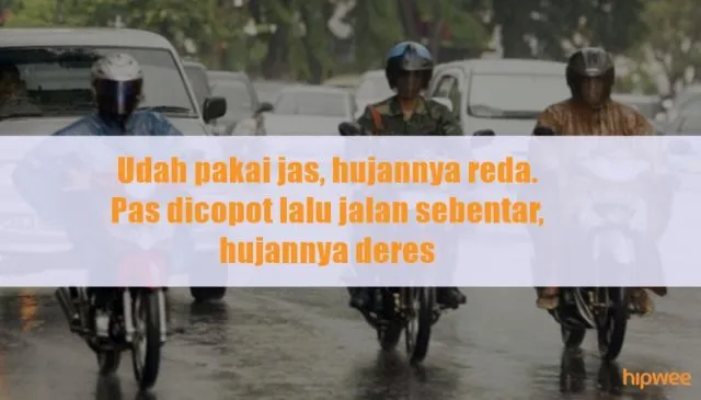 11 Hal yang Ada di Pikiran Pengendara Motor Saat Turun Hujan. Keselnya Sampe Bikin Basah Kuyup~ 14