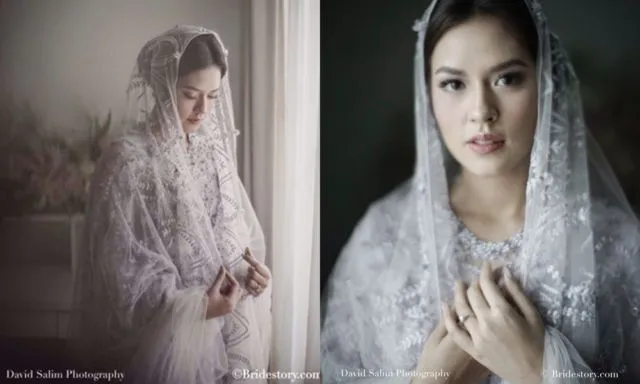 Tampil Cantik Saat Pengajian Sebelum Pernikahan, 7 Busana Seleb Ini Layak Jadi Sontekan 10